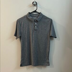 Izod Gray Polo Shirt Casual Comfort